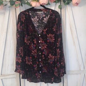 Daniel Rainn floral blouse